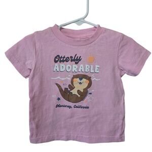 NWOT Otterly Adorable Otter Graphic T-Shirt – 18mo